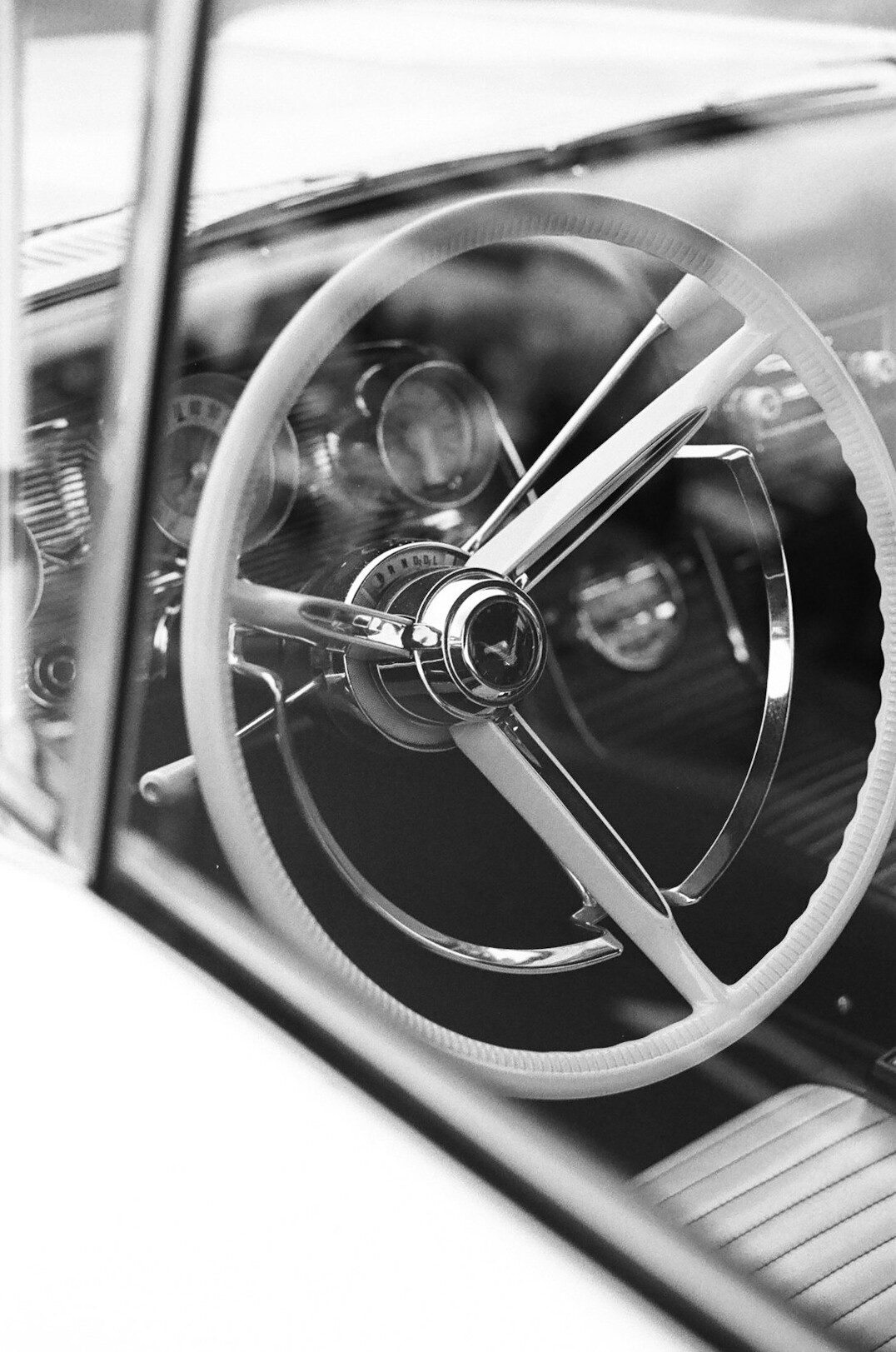 vintage car design sketch