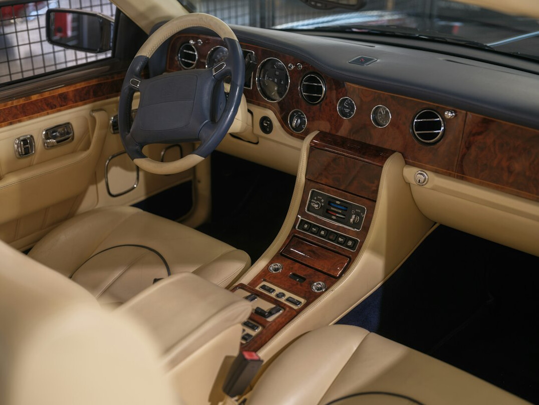 luxury car interior dashboard