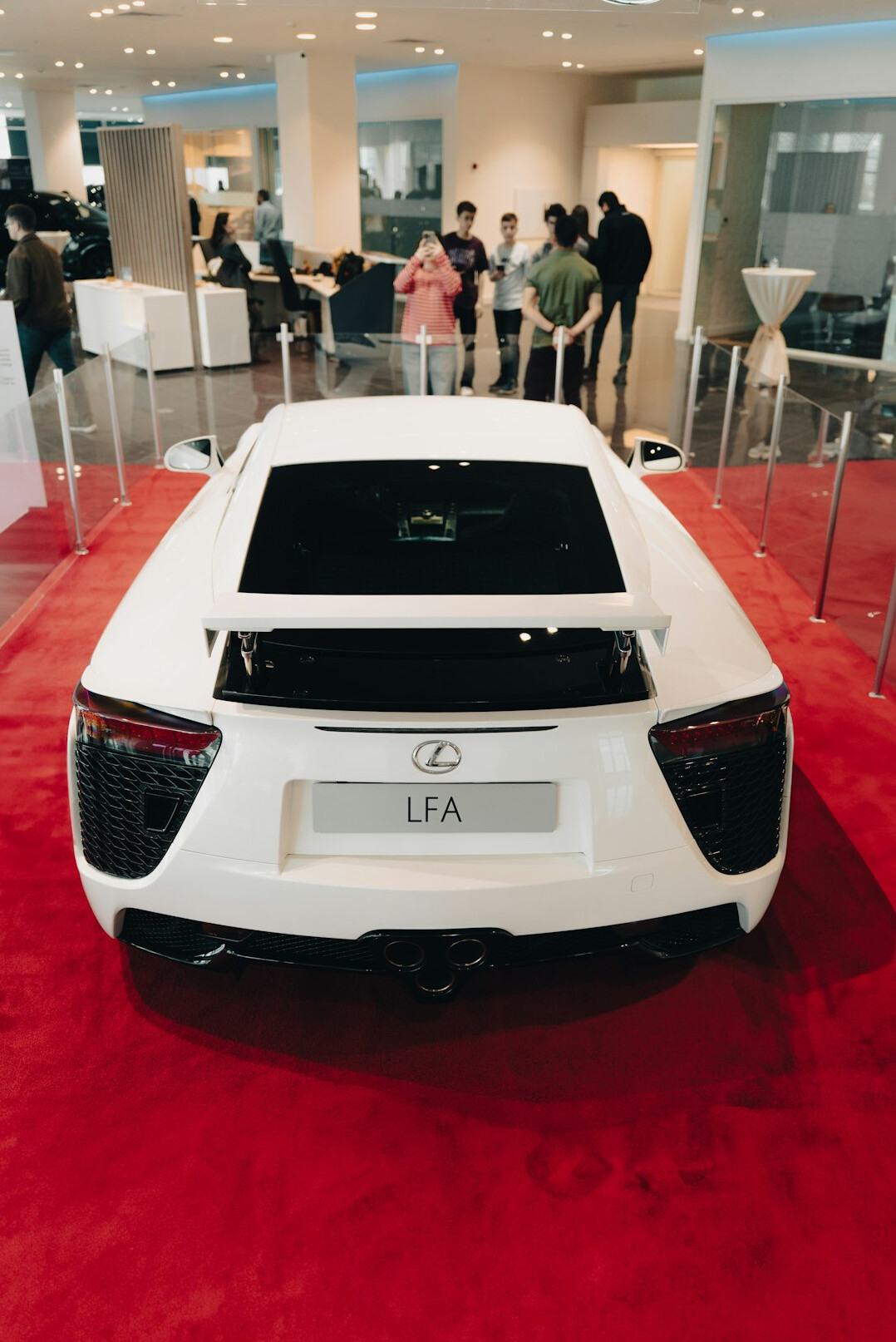 luxury car showroom