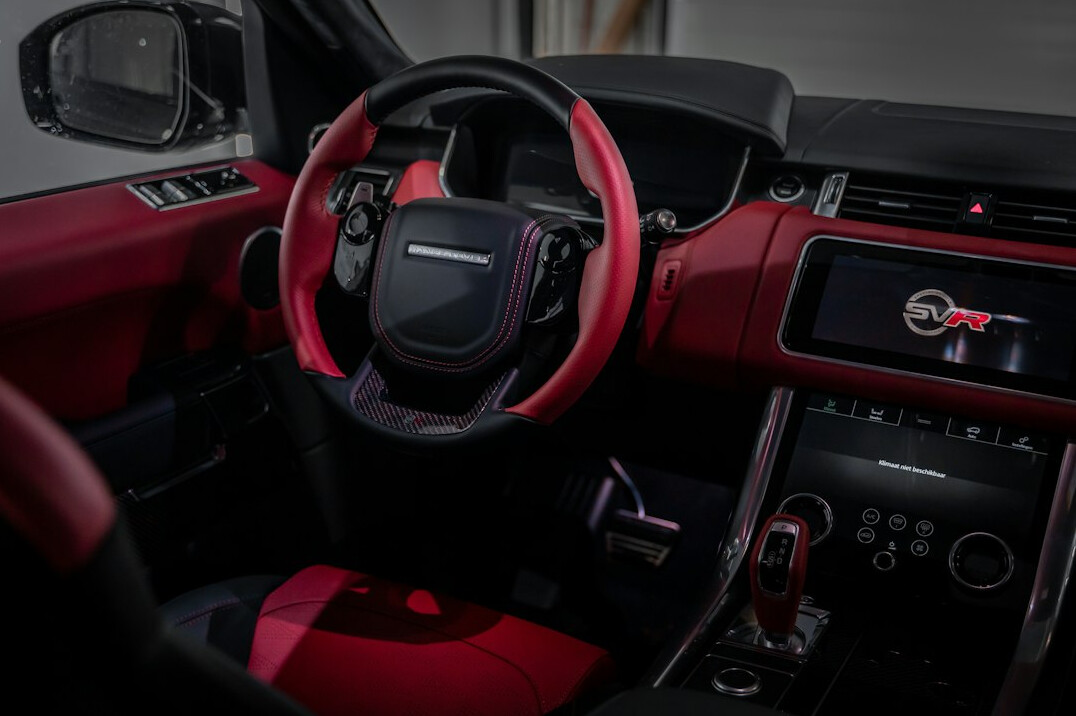 luxury car dashboard